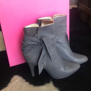 Betsey Johnson Leather High Heeled Boots